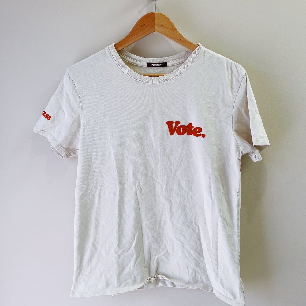 TALENTLESS Women's Short Sleeve "Vote" T-Shirt